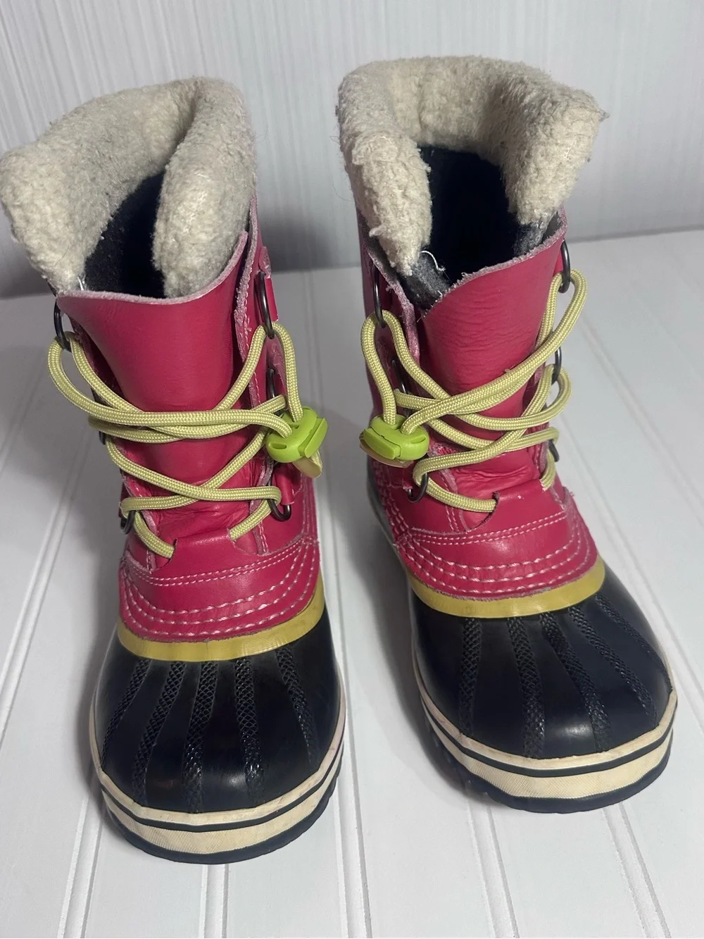 Sorel pink waterproof winter boots girls 1